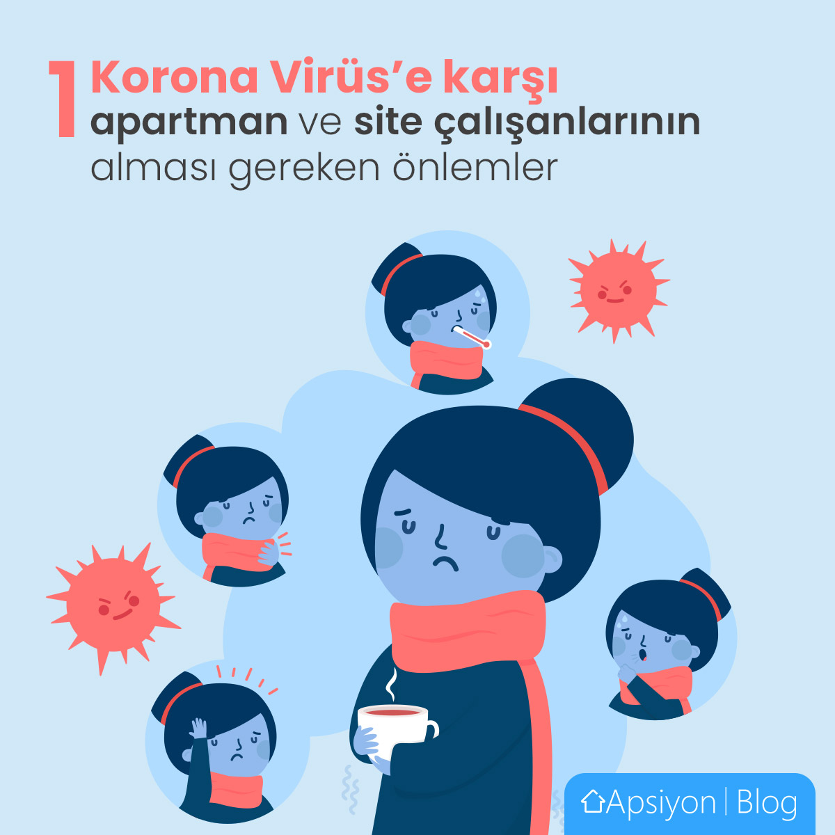 Apartman, Site gibi Toplu Yapılarda Çalışanların Korona Virüsü'ne Karşı Alması Gereken Önlemler Nelerdir?